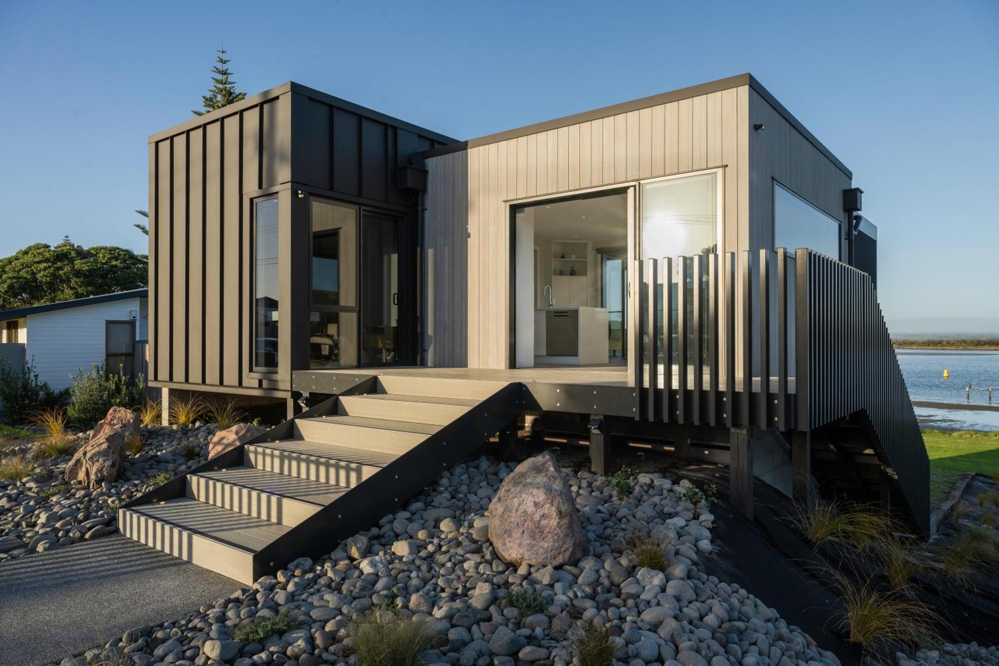 Pukehina Estuary Sunset Views Townhouse & Studio المظهر الخارجي الصورة